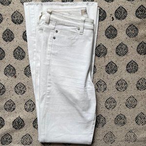 American Eagle White Boot Cut Jeans